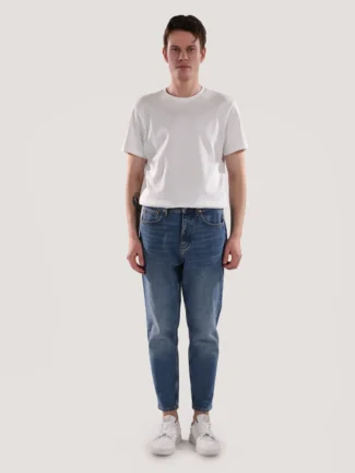 Otto Loose Tapered Fit Straight Leg Blue Men's Jean Pants